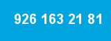 926 163 21 81 926 163 21 81